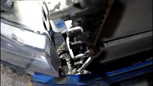 Замена радиатора охлаждения на Chevrolet Cruze 1,8 Шевроле Круз 2011 года