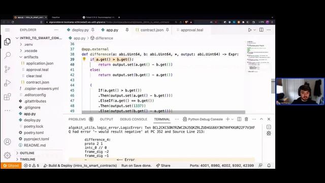 Learn PyTeal If Conditions and States on Algorand Smart Contract [Beginner Algorand Bootcamp #2.4] смотреть онлайн