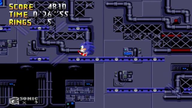 Sonic The Hedgehog - Scrap Brain Zone(SNES remix) смотреть онлайн