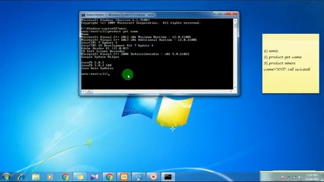 How to uninstall software using cmd смотреть онлайн