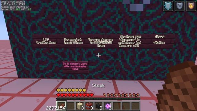 Minecraft 1.17 any stackable item dupe! (FABRIC MOD, patched in 1.17.1, LINKS IN DESCRIPTION) смотреть онлайн