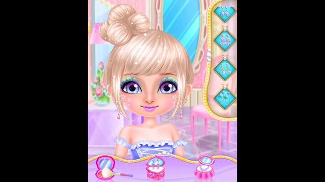Princess Salon Birthday Party - Queen Makeover - Fun Games For Girls смотреть онлайн