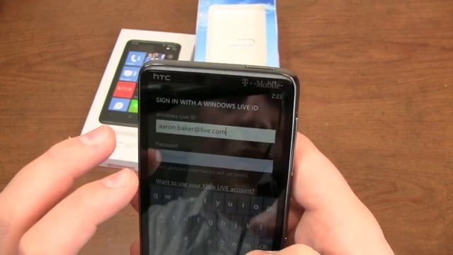 HTC HD7 Unboxing смотреть онлайн