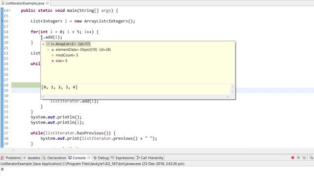 Java ListIterator Implementation | What is ListIterator смотреть онлайн