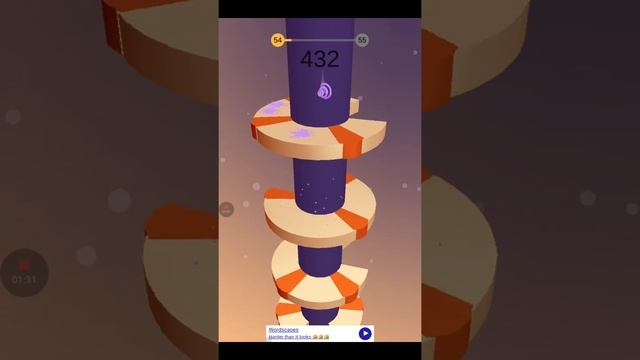 Playing helix jump on level50 смотреть онлайн