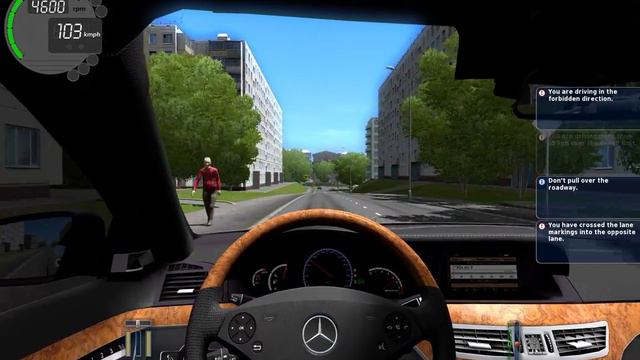 Mercedes S65 AMG (City Car Driving) смотреть онлайн