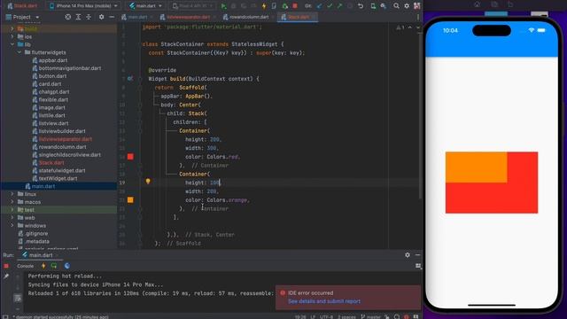 Flutter Stack Widget | Flutter Tutorial In Nepali смотреть онлайн