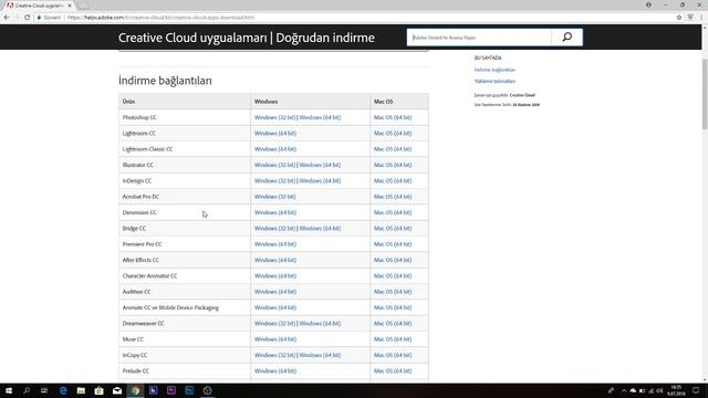 CREATİVE CLOUD  İNDİRME HATASI ÇÖZÜMÜ (Creative Cloud Doğrudan İndirme)
