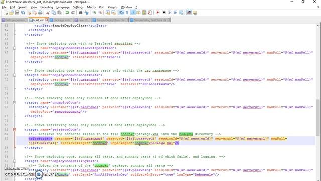 Salesforce Deployment Using Force.com Migration Tool ANT смотреть онлайн