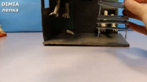 БОЛЬНИЦА, ДОКТОР, КИСТИ И РУКИ из Маленькие кошмары 2. Лепка диорамы - Часть 2 | DIMIA лепка