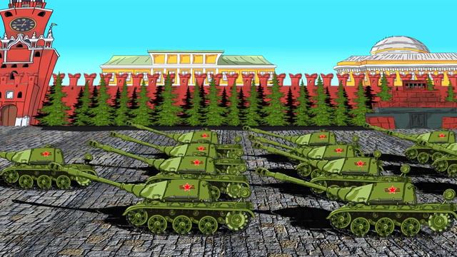 День победы танковый мульт парад!Мультики про танки смотреть онлайн