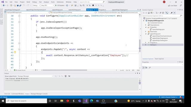10 - Asp Net Core AppSetting Json file смотреть онлайн