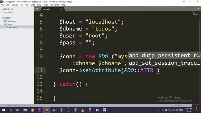 69 - First Project - Setting Up - Complete PHP Course смотреть онлайн