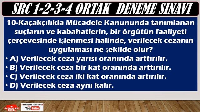 SRC 3 SINAV2022 SORULARI #4 / SRC 1 UYGULAMA SINAV SORULARI 2022 - SRC 3 ÇIKMIŞ SINAV SORULARI -53 смотреть онлайн