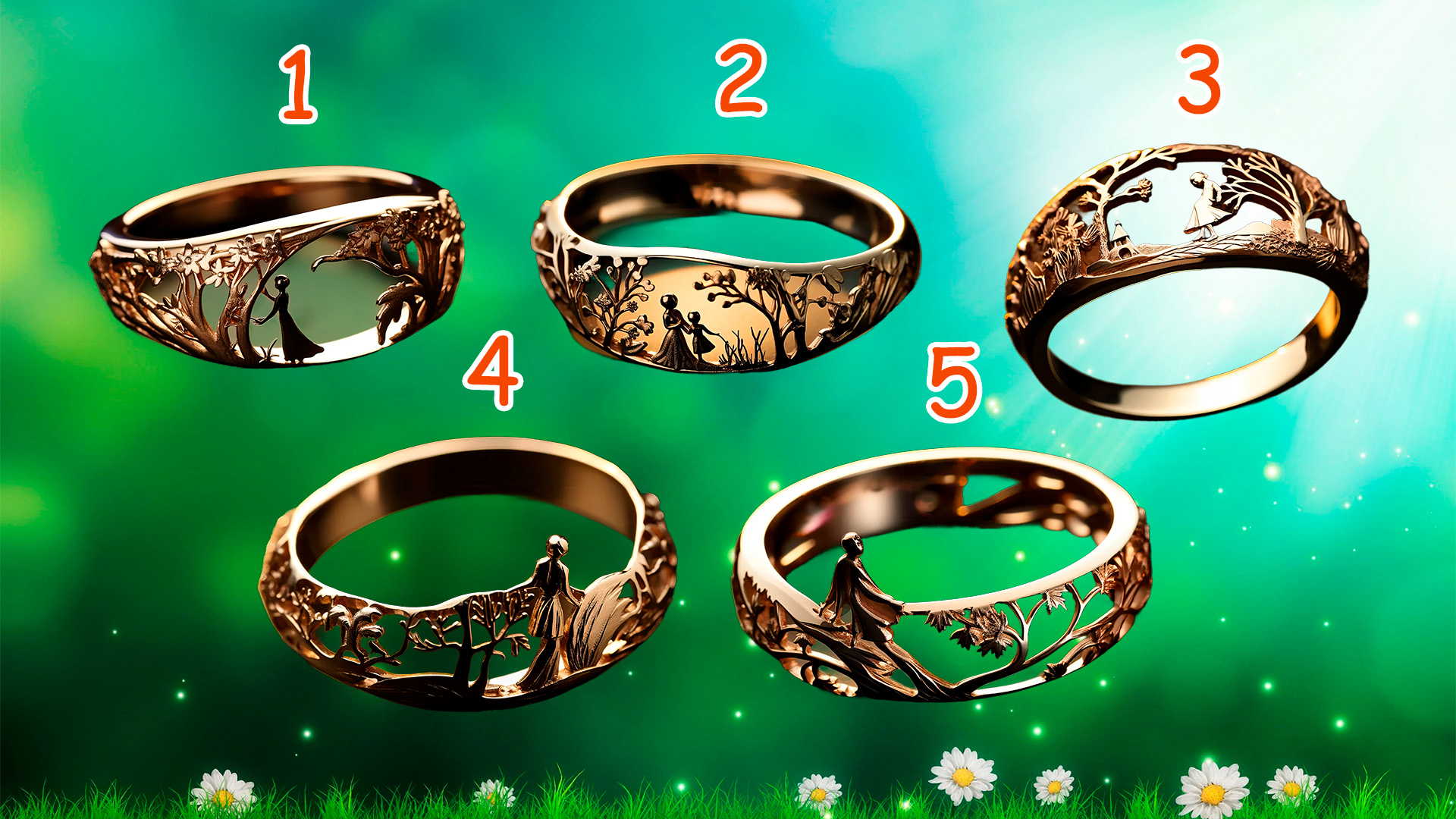 Выберите кольцо и узнайте что вселенная приготовила для вас смотреть онлайн