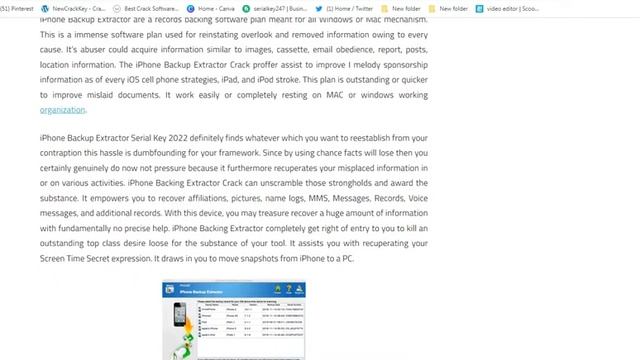 iPhone Backup Extractor Registration Key [2022] смотреть онлайн