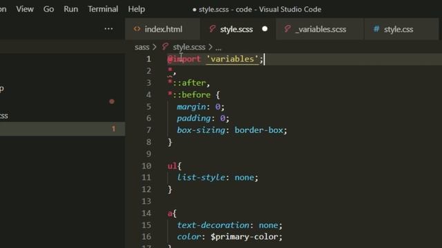 SASS 6-dars. Import смотреть онлайн