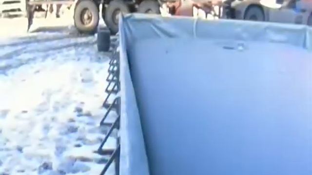 Закачка КАС в гибкий резервуар Гидробак объемом 40м3 смотреть онлайн