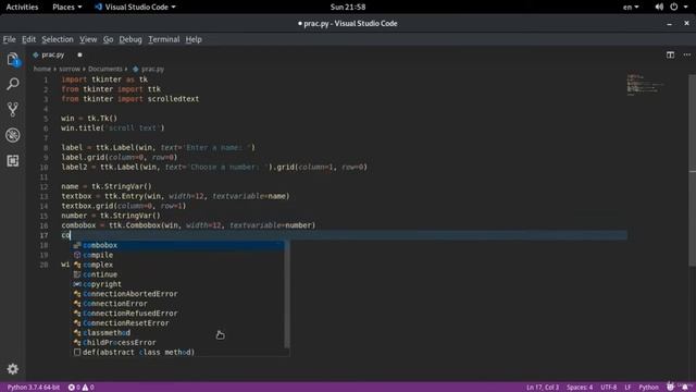Python GUI Tutorial - Radiobutton | Tkinter смотреть онлайн