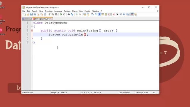 002 - Programming in Java - Integer Data Type смотреть онлайн