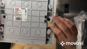 #ABB #iek  АВВ Бокс электро щитка на 8 автоматов. Распаковка. Обзор.