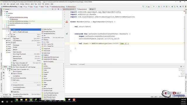 Kotlin Android Development Tips #01 - Set ViewBag for Bottom Navigation View смотреть онлайн