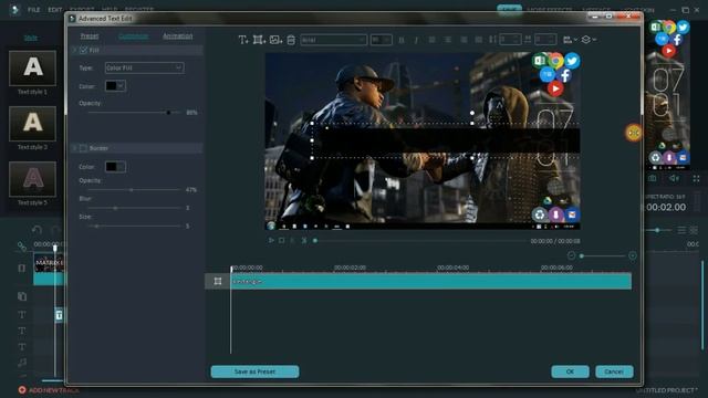 Wondershare Filmora: How To Add Scrolling Text In A Video. смотреть онлайн