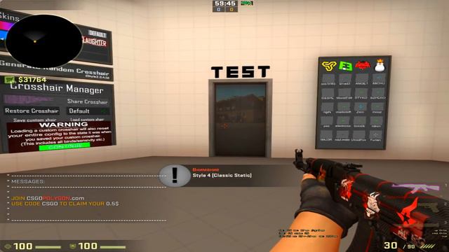 КАК СДЕЛАТЬ НОВЫЙ ПРИЦЕЛ КАК У Русского Мясника В CS:GO смотреть онлайн