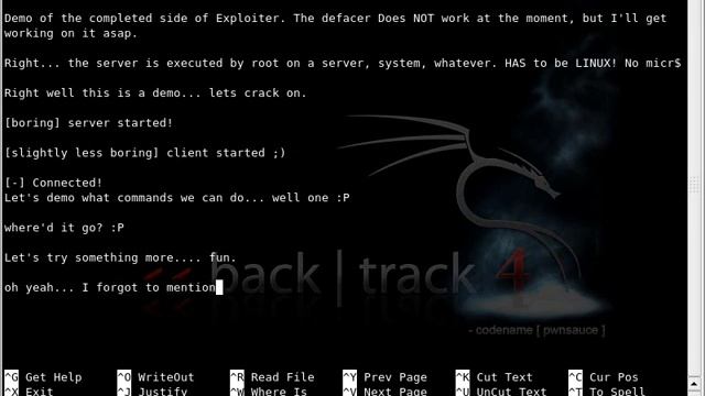 [S-P] Exploiter Demo [Perl] смотреть онлайн