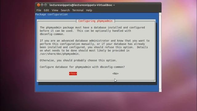 Ubuntu 10.10 PhpMyAdmin Installation смотреть онлайн