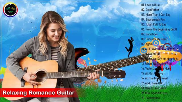 Best Romantic Guitar Love Songs Relax ♫ Most Old Beautiful Love Songs 70's 80's 90's смотреть онлайн