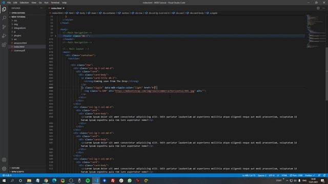 Build Amazon.com homepage with MDB | Bootstrap 5 & Material Design 2.0 Tutorial смотреть онлайн