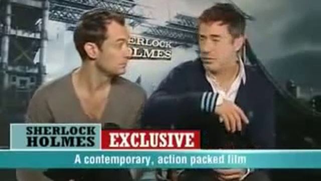 Интервью Джуда Лоу и Роберта Дауни мл. смотреть онлайн