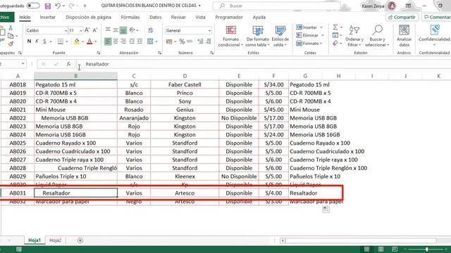 CÓMO ELIMINAR ESPACIOS EN BLANCO EN TEXTOS Y CELDAS EN BLANCO✌ смотреть онлайн