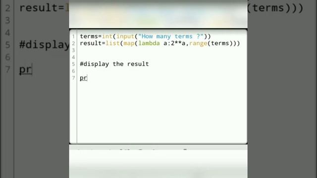 Display power of 2 using Anonymous function python programming series for beginner level part 35 смотреть онлайн