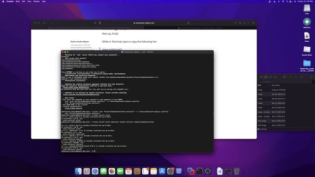 Opening .SH files in macOS Terminal to get .ISO for Windows 11 on M1 Mac Installation смотреть онлайн