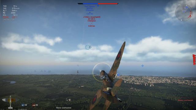 War Thunder Spitfire Mk a ll Battle of Britain Defend Until Death смотреть онлайн