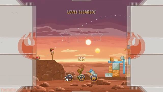 Angry Birds Star Wars - Tatooine 1-10 3Stars Walkthrough Highscore Star Wars Tatooine Level 1-10 смотреть онлайн