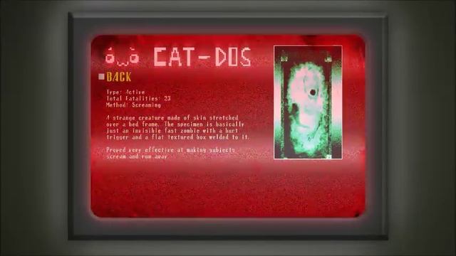 Spooky's House Of Jumpscares "NEW SPECIMEN SNEAK PEAKS IN THE CAT-DOS?!?!?!" смотреть онлайн