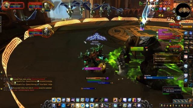 Enhancement Shaman Mage Tower Challenge VERY EASY! The God-Queen's Fury | WoW Shadowlands 9.2 смотреть онлайн