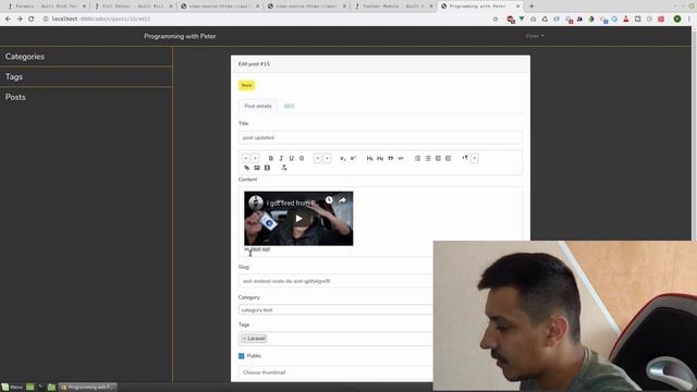 Laravel Blog / Portfolio Application Part 18: Quill toolbar options смотреть онлайн
