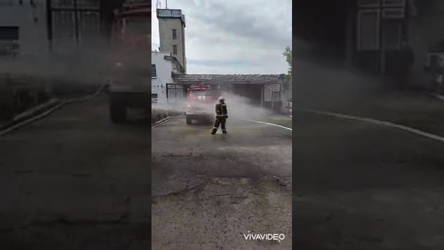 58 ДПРЧ, проводы на пенсию Денесенко Ю. И. смотреть онлайн