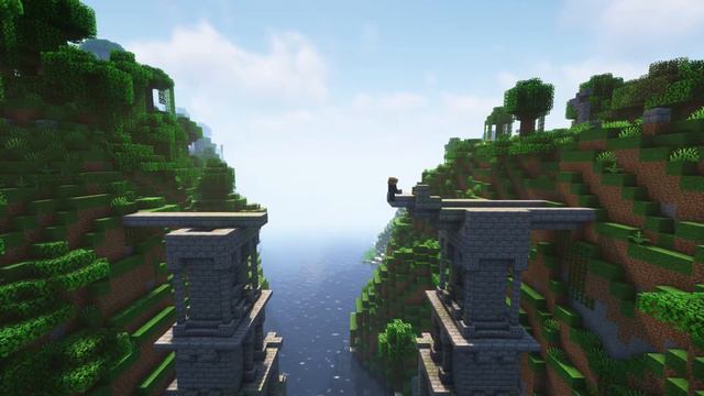 Minecraft: Stone bridge | Tutorial смотреть онлайн