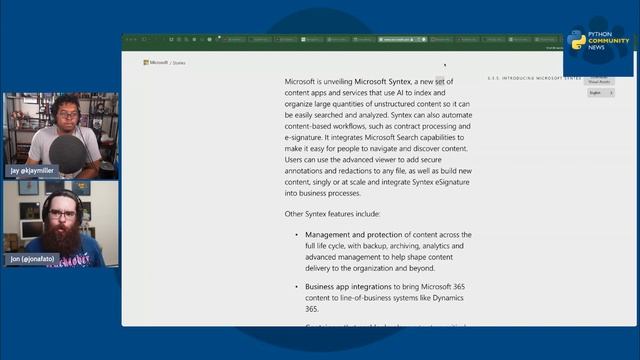What Connect and Ignite mean for Python Professionals - Python Community News 15 Oct 2022 смотреть онлайн