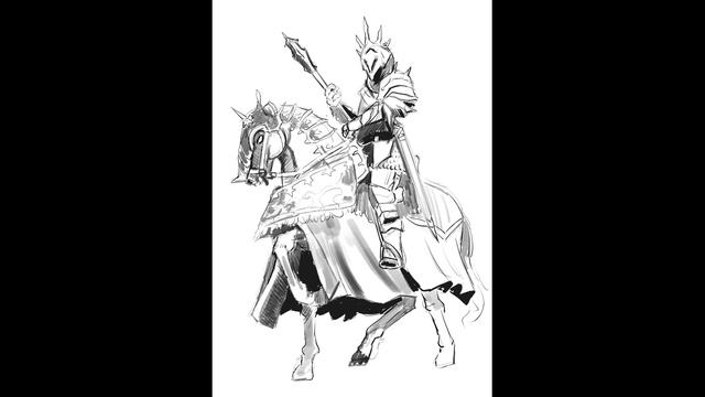 Witch-King: Epic Character Design Timelapse in Krita смотреть онлайн