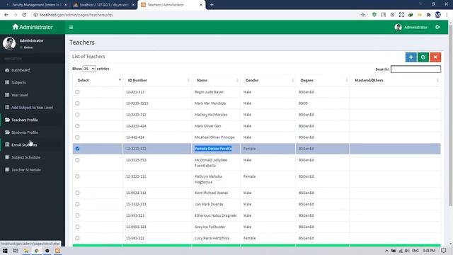 Faculty Management System | PHP | Review | Source Code смотреть онлайн
