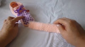 Следки спицами детские .Часть 1.