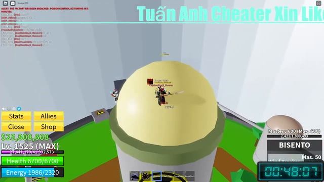 [Roblox] KÉO RAID BLOX FRUIT | TUẤN ANH CHEATER смотреть онлайн