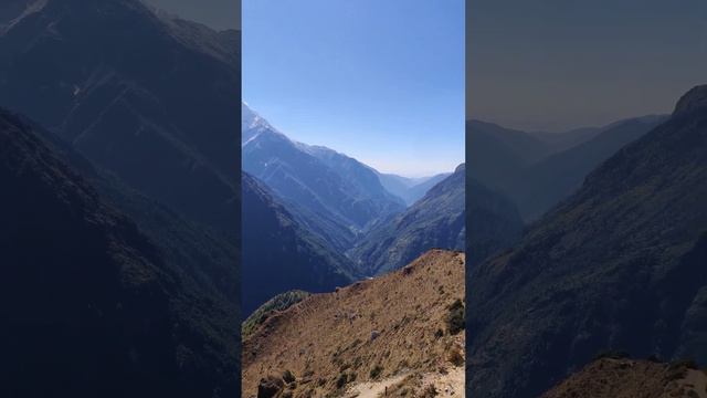 Panoramic view from Everest View Point #mountains #hiking#trekking#travel#climbing #nature#adventur смотреть онлайн