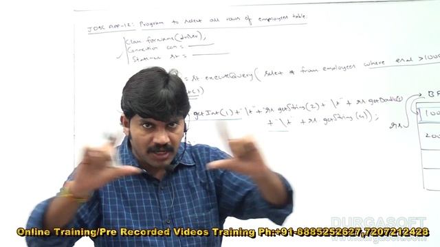 JDBC Session - 52|| JDBC App - 12 : Program to Select All Rows of Employeee Table by Durga Sir смотреть онлайн